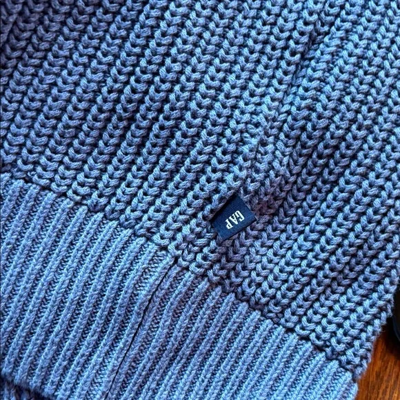 GAP Blue Button-Up Cardigan - Picture 4 of 4